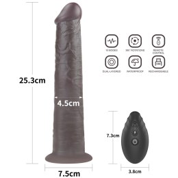 10'' Dual Layered Platinum Silicone Rotator