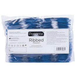 Pasante Ribbed/Passion Condoms Bulk Packs 144 pcs