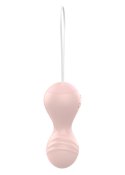 Kulki-Vibrating Silicone Kegel Balls USB 10 Function / Remote control -Flesh