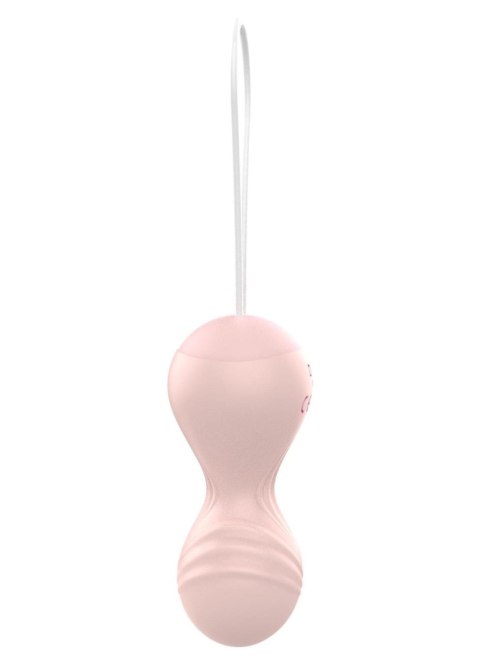 Kulki-Vibrating Silicone Kegel Balls USB 10 Function / Remote control -Flesh
