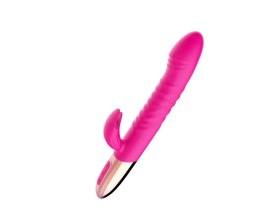 Rechargeable Thrusting Vibrator - Stylowy, futurystyczny , podgrzewany