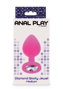 Diamond Booty Jewel Medium Pink