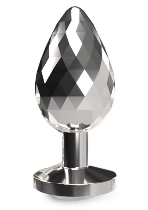 Disco Diamond Plug Large Silver