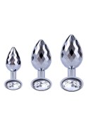 Disco Diamond Plug Large Silver