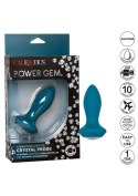 Vibrating Petite Crystal Probe Blue
