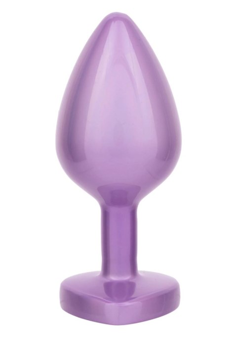 Diamond Heart Plug Large Purple