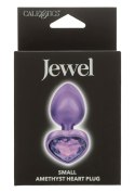 Diamond Heart Plug Small Purple