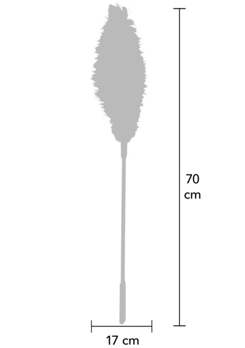 Double Feather Tickler Black