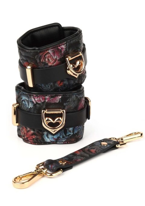 Floral Jacquard Wrist Cuffs
