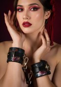 Floral Jacquard Wrist Cuffs