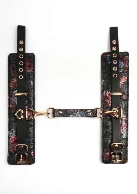 Floral Jacquard Wrist Cuffs