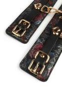 Floral Jacquard Wrist Cuffs
