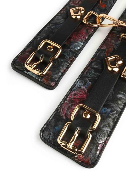 Floral Jacquard Wrist Cuffs