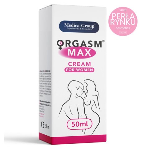 Żel/sprej - Orgasm Max cream for women 50 ml