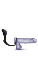 ANAL ADVENTURES COCK RING PLUG BLACK