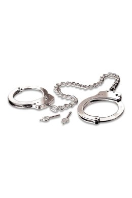 FETISH FANTASY SERIES METAL LEG CUFFS SILVER