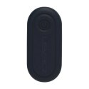 Dual Vibrating Remote Rotating Head Silicone Prostate Stimulator with Cock and Ball Ring - Black
