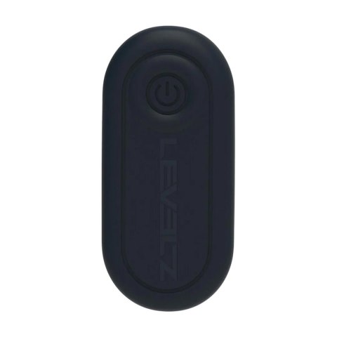 Remote Control Vibrating Liquid Silicone Anal Plug - Black