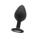 Diamond Butt Plug - Large black