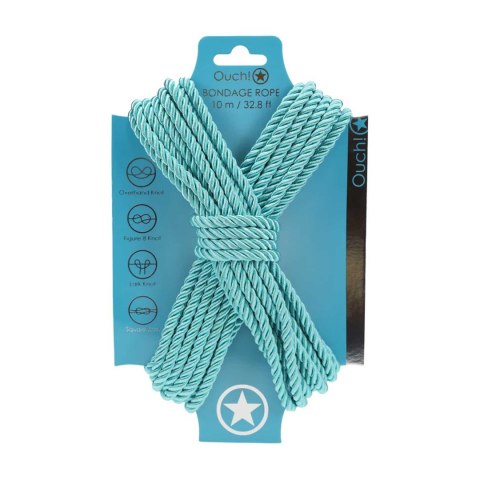 Polyester Bondage Rope - 32.8 ft / 10 m - Blue