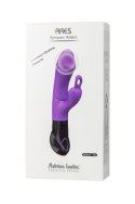Adrien Lastic ARES - Rabbit Vibrator 8 Vibration Functions Purple Silicone