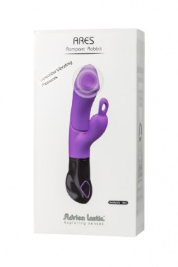 Adrien Lastic ARES - Rabbit Vibrator 8 Vibration Functions Purple Silicone