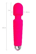 Flovetta Peony Vibrating massager, silicone, pink, 20.5 cm