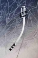 Urethral catheter TOYFA Metal, with replaceable securing rings, silicone, silver, 23cm