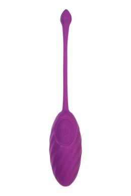 Vibrating egg A-Toys Purr, silicone, purple, 18 cm