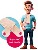 Scarf with two boobs