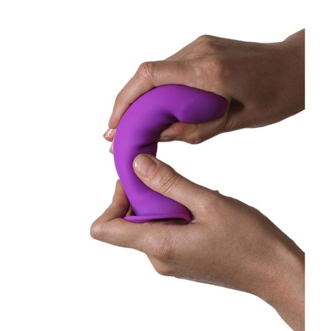 Adrien Lastic Hitsens 6 Purple - Dildo with Patented Dual-Density Technology & Extra-Strong Suction Base