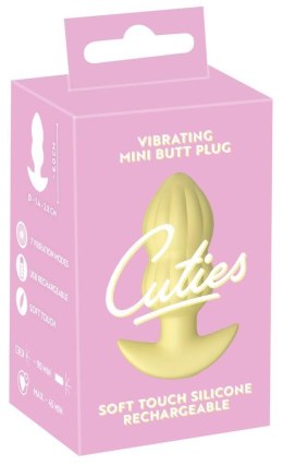 Cuties Vibrating Plug Yellow