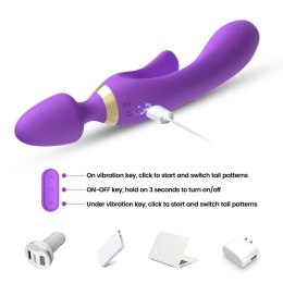 Magic Wand purple - Zmysłowa zabawa we dwoje