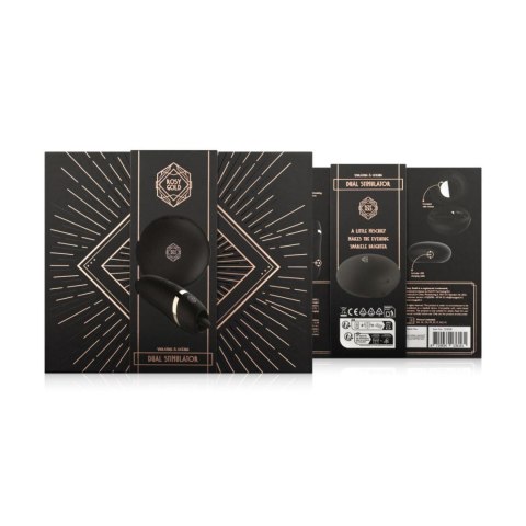 Rosy Gold - Licking Stimulator with Luxury Charging Case - Black