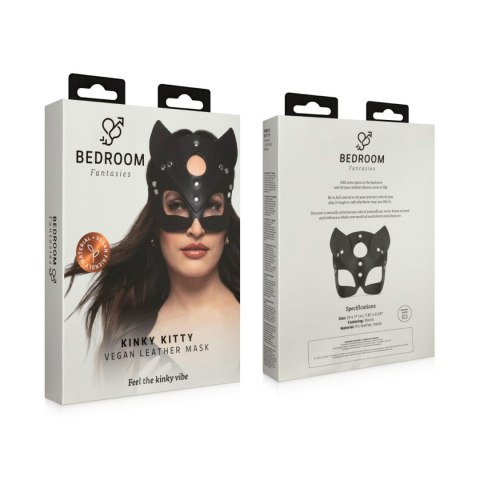 Bedroom Fantasies - PU Leather Mask Kitty Black