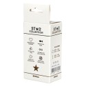 Star Collection - Pink Silicone Anal Plug S - Purple Stone