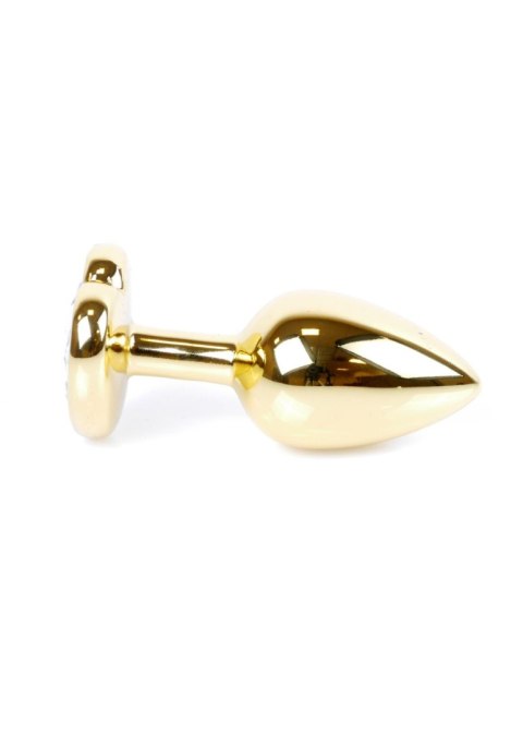 MyLove Toys - Jewellery Gold Heart PLUG- Black