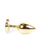 MyLove Toys - Jewellery Gold Heart PLUG- Purple