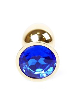 MyLove Toys - Jewellery Gold PLUG- Dark Blue