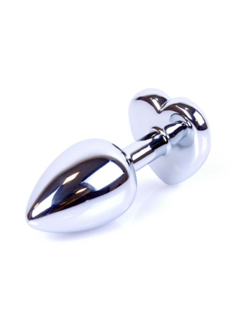 MyLove Toys - Jewellery Silver Heart PLUG- Dark Blue