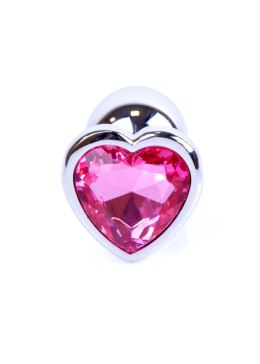 MyLove Toys - Jewellery Silver Heart PLUG- Pink