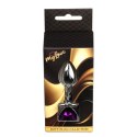MyLove Toys - Jewellery Silver Heart PLUG- Purple