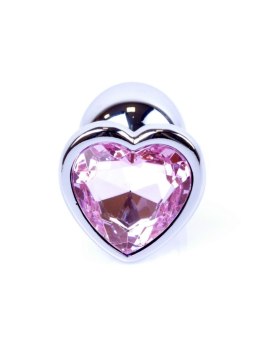 MyLove Toys - Jewellery Silver Heart PLUG- Rose