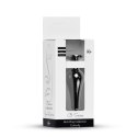 Plug-Jewellery Dark Silver BUTT PLUG- Black
