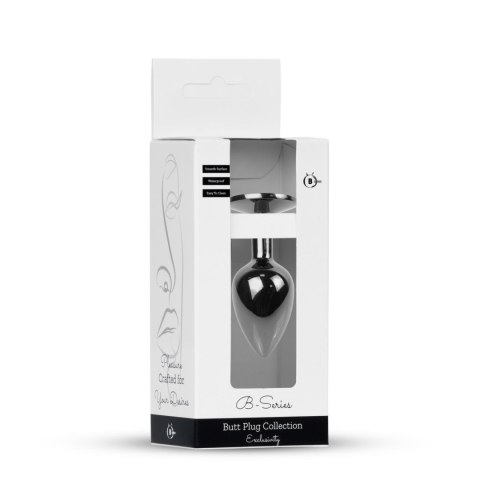 Plug-Jewellery Dark Silver PLUG- Black