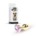 Plug-Jewellery Gold Heart PLUG- Rose
