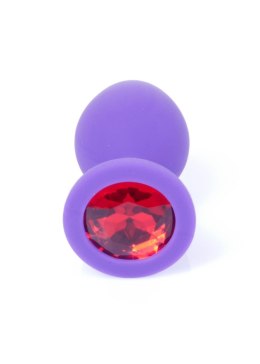 MyLove Toys - Jewellery Purple Silicone PLUG Medium