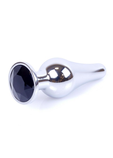 MyLove Toys - Jewellery Silver BUTT PLUG- Black