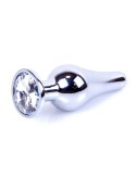 MyLove Toys - Jewellery Silver BUTT PLUG- Clear