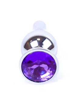 MyLove Toys - Jewellery Silver BUTT PLUG- Purple
